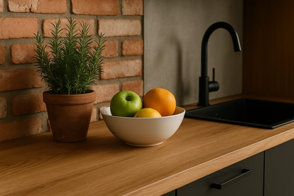 detale w kuchni loft