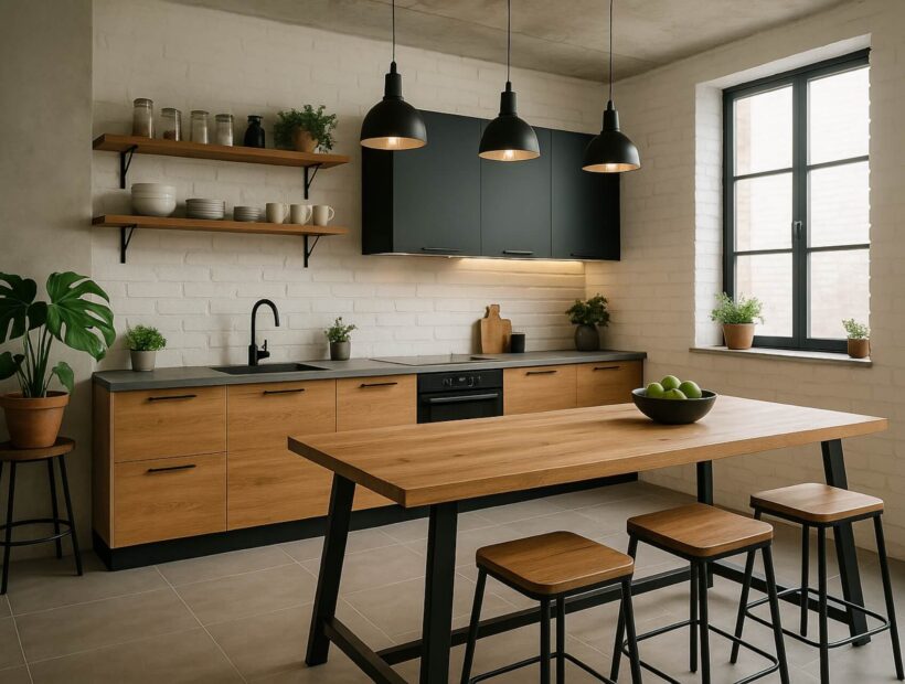 Kuchnia loft – cechy stylu, porady i inspiracje aranżacyjne