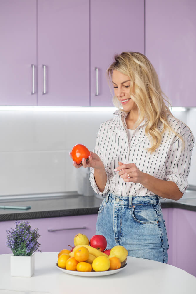 Kolor do kuchni - fiolet i lawenda 