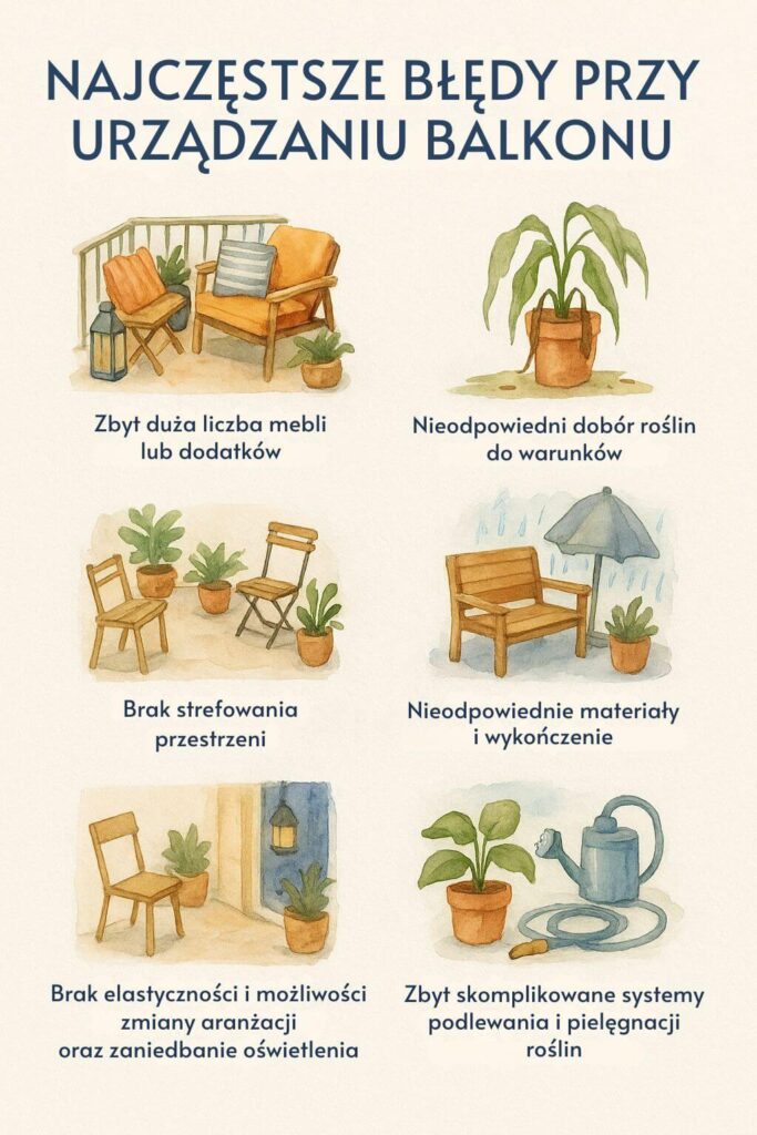 Pomysł na balkon w bloku - najczęstsze błędy