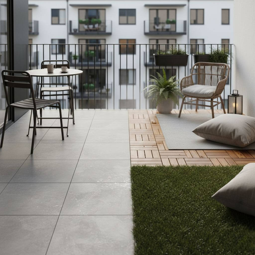Najlepsze materiały na podłogę na balkonie 