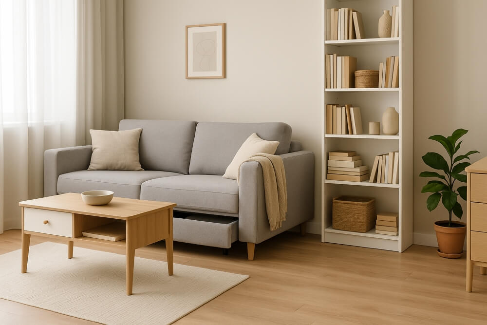 funkcjonalne salony w blokach