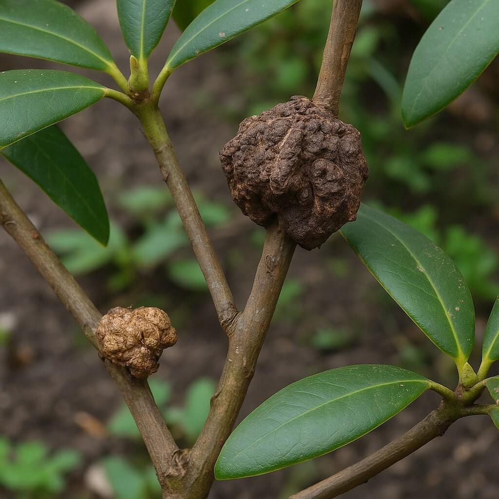 Choroby rododendronów - bakterioza