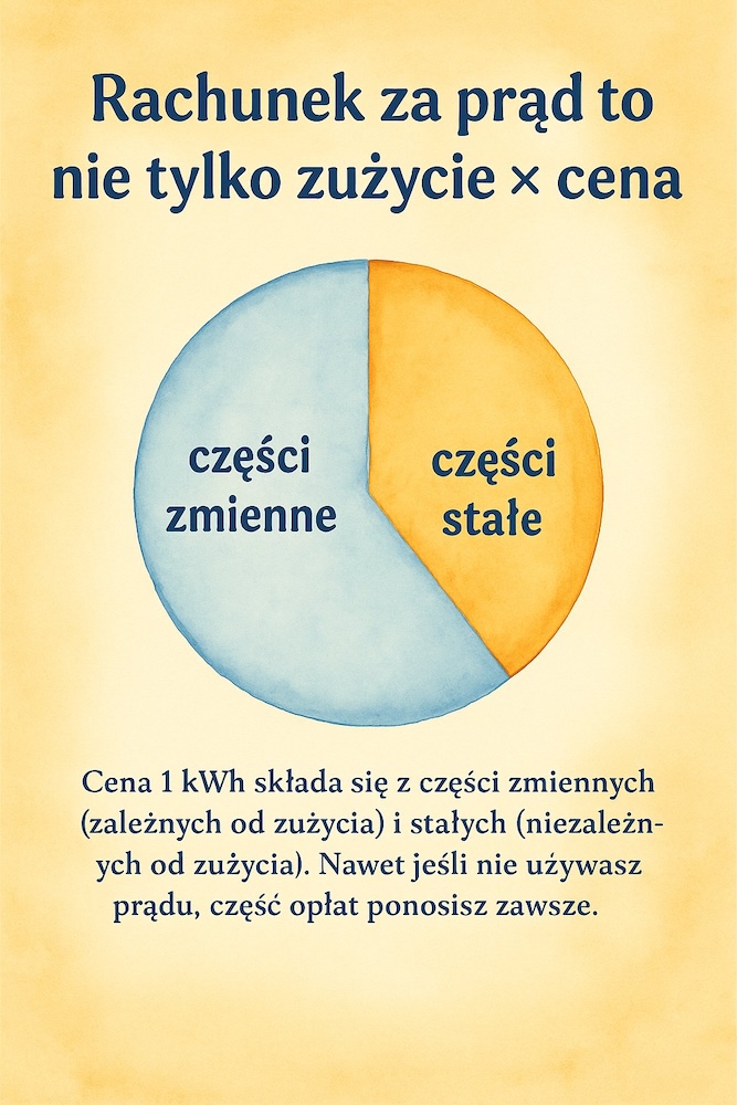 zasada obliczeń zużycia energii - zmienne i stałe 