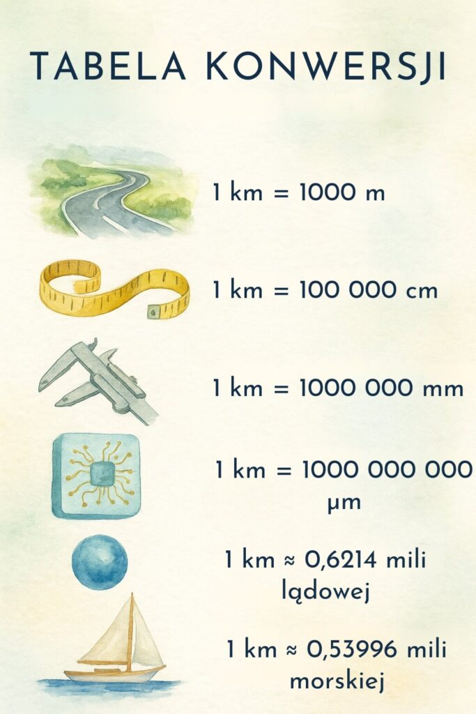 obliczenia jednostek z km