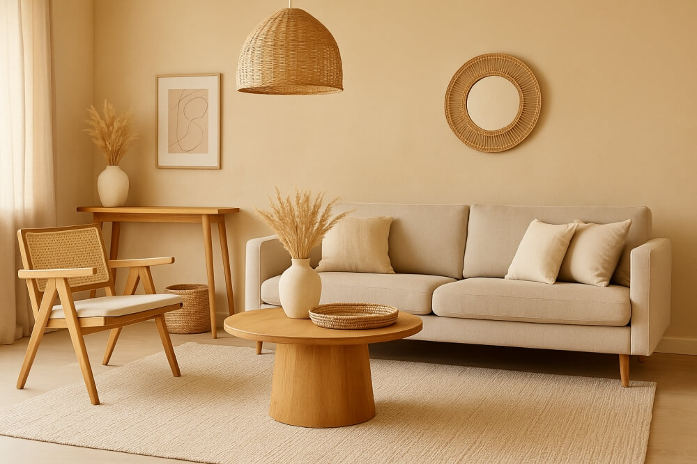 modne kolory ścian galeria zdjęć w odcieniach beżu 