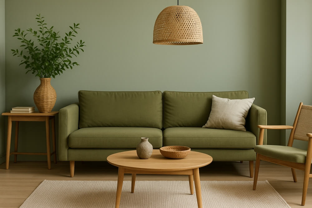 modne kolory ścian galeria zdjęć w odcieniach zieleni 