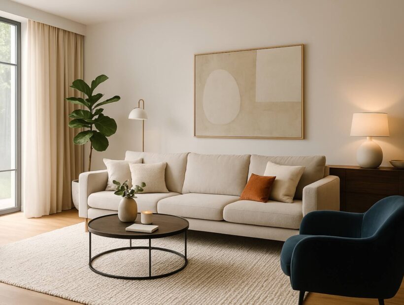 Piękny salon – sposoby na efektowne wnętrze