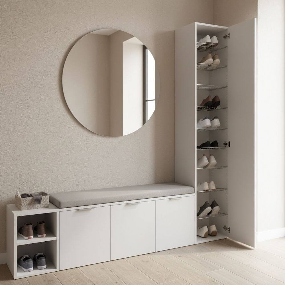 Pomysły na przedpokój z miejscem do przechowywania