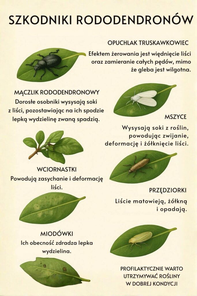 Choroby rododendronów - szkodniki, na które lepiej uważać