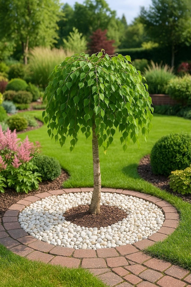 brzoza w ogrodzie - niska odmiana 