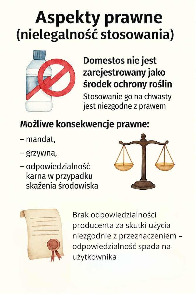 domestos na chwasty - aspekty prawne 