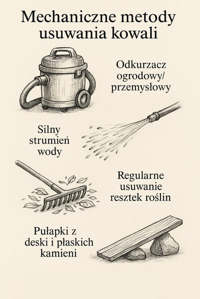 kowal bezskrzydły – jak się ich pozbyć metodami mechanicznymi