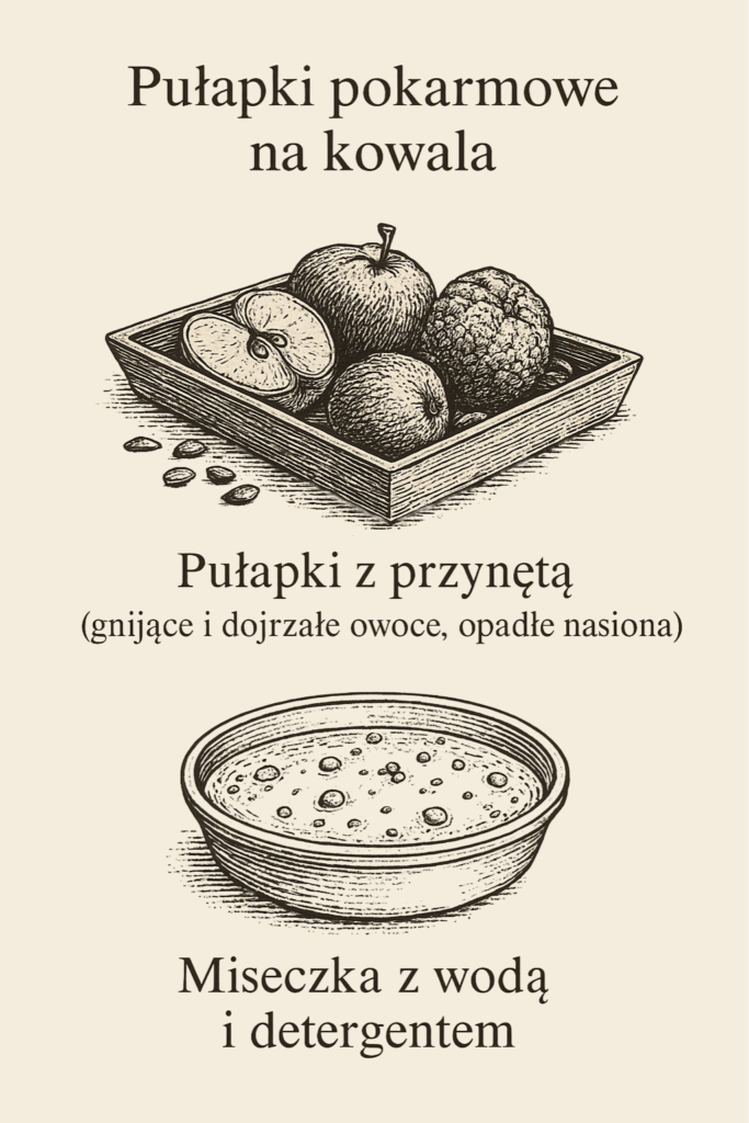 domowe pułapki na kowale bezskrzydłe