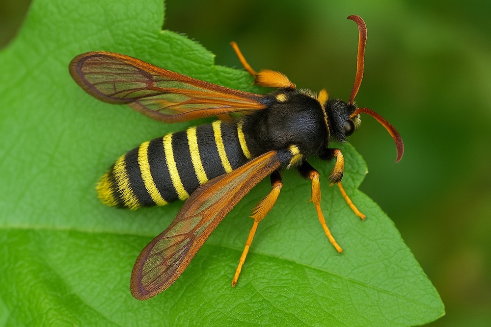 żółto-czarny przeziernik 