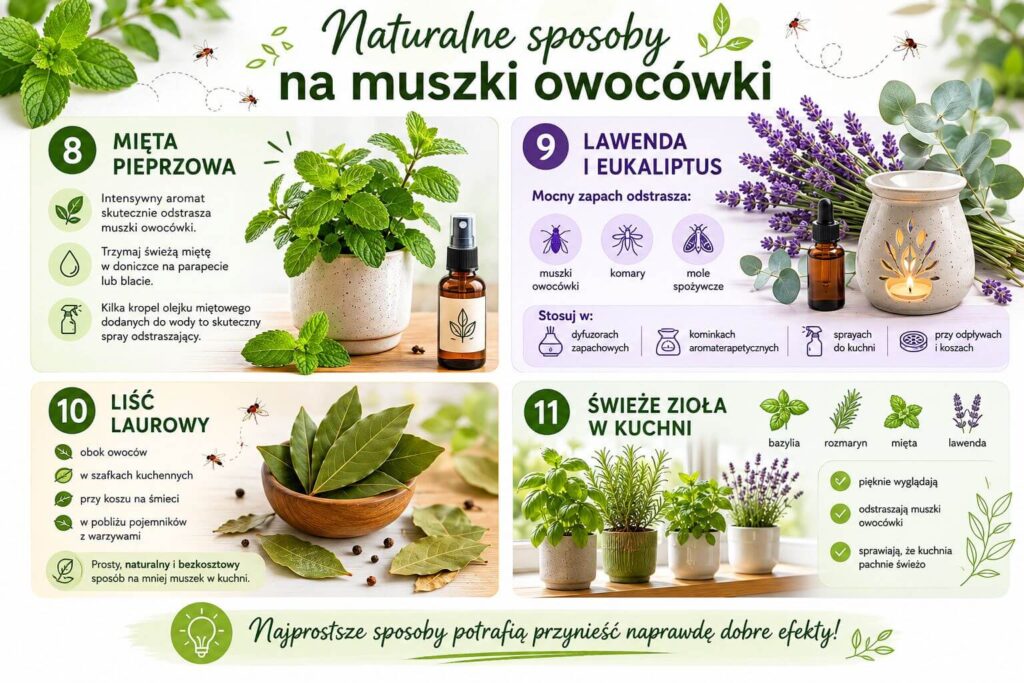 Co na muszki owocówki? Zioła
