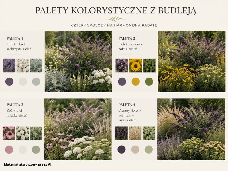 budleja w ogrodzie – aranżacje dopasowane do stylu rabaty różne sposoby komponowania budlei w ogrodzie