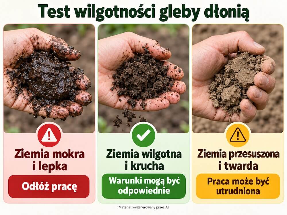 Jaka glebogryzarka do ogrodu? Ocena wilgotności gleby a dobór urządzenia