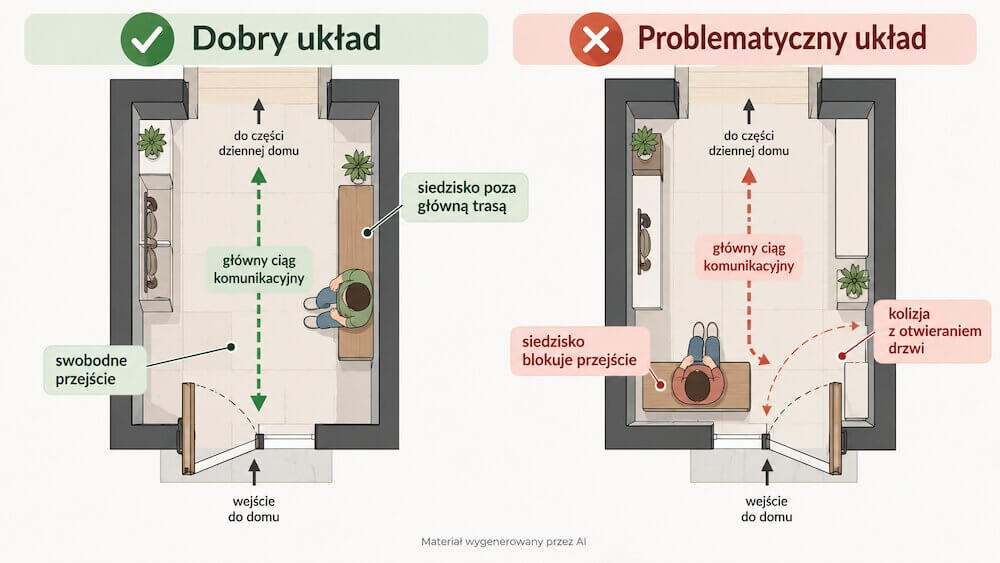 Wiatrołap z siedziskiem - jaki układ będzie najlepszy?